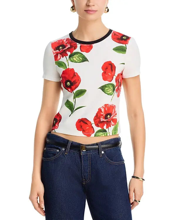 T-shirt bébé Alice + Olivia Onie Summer Poppy