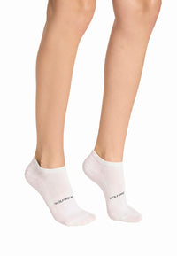 Wolford Logo Sneaker Socks White/Black