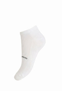 Wolford Logo Sneaker Socks White/Black