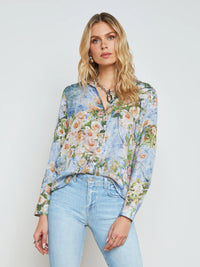 L'Agence Nina Silk Blouse