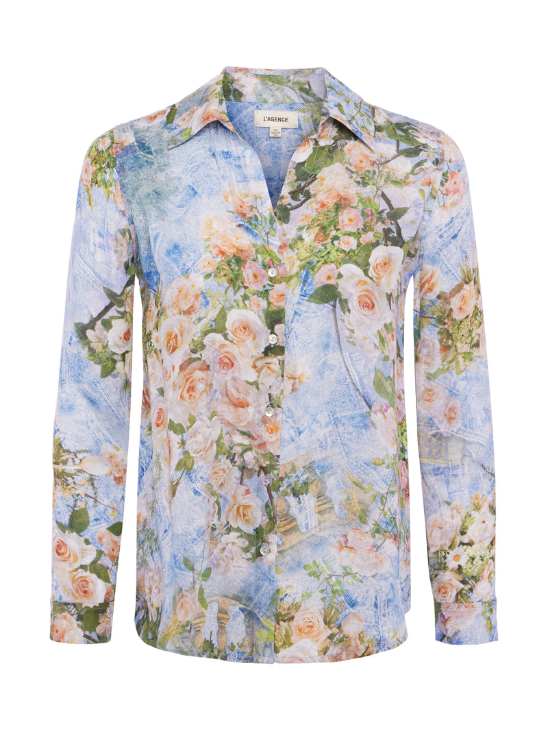 L'Agence Nina Silk Blouse