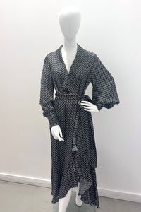 Emanou Amour Dress Chocolate/Dove Blue