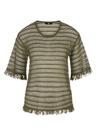 Riani Tassled Striped Shirt