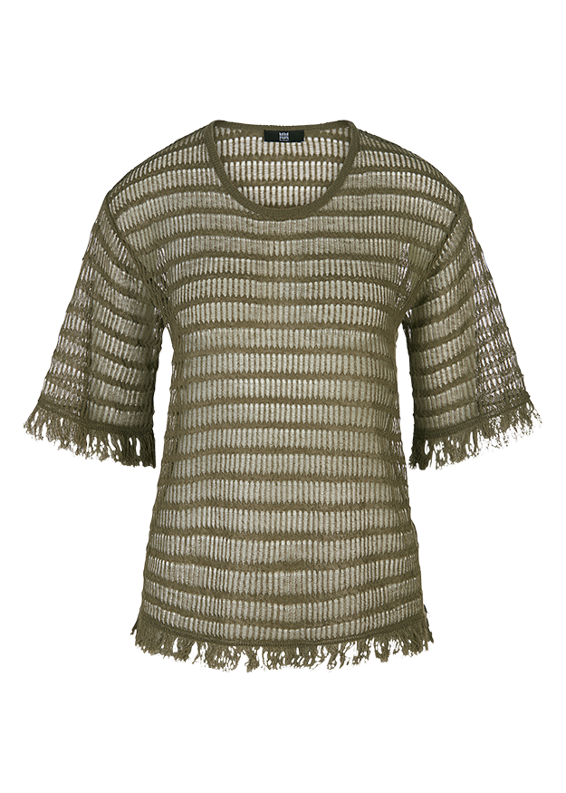 Riani Tassled Striped Shirt