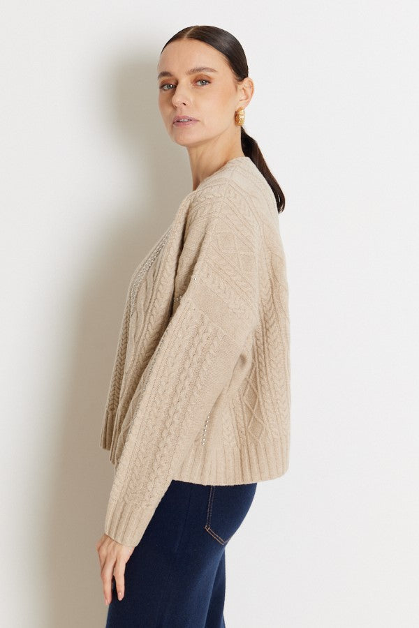 NotShy V-Neck Soft Wool Sweater Santana