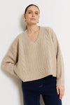 NotShy V-Neck Soft Wool Sweater Santana