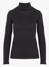 Majestic Soft Touch Fitted Long Sleeve Turtleneck Top