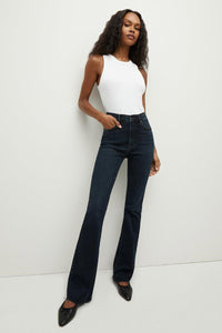 Veronica Beard Cameron Raw Hem Bootcut Jean