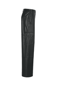 Riani Leather Cargo Trousers