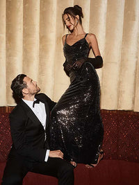 Robe Maxi à Paillettes L'Agence Karma