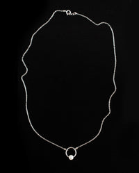 Harakiri Oksana Silver Ring Necklace