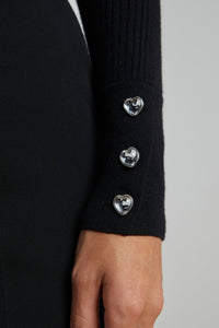 L'Agence Cesca Embellished Pullover