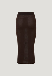 Wolford 012-53370.4881 jupe en micro-filet sans coutures Dark Chocolate