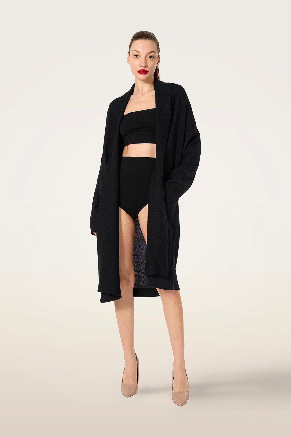 Wolford Merino Knit Cardigan Black