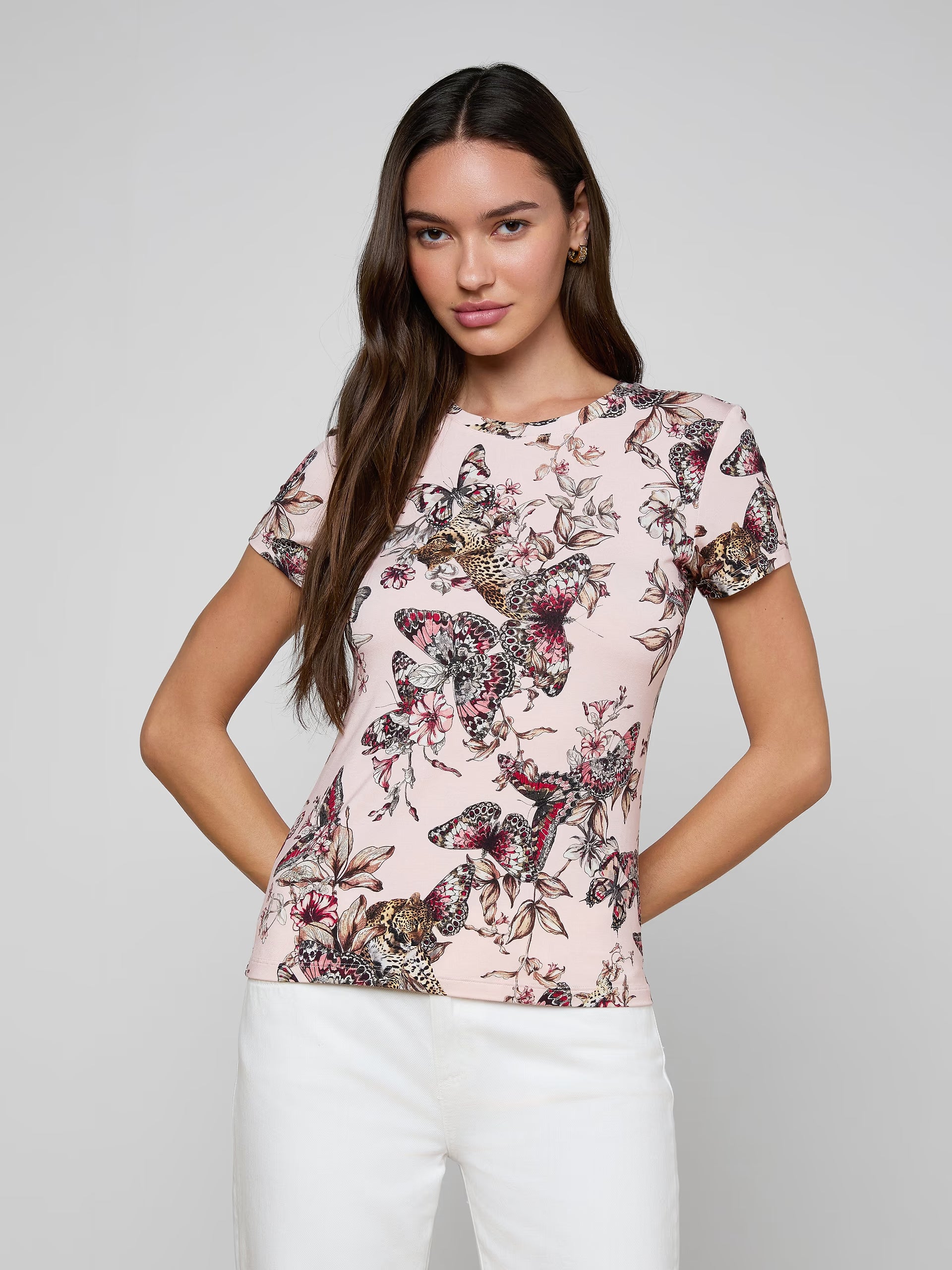 L'Agence Ressi Fitted Tee