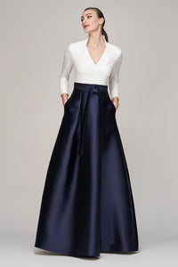 La Petite Robe de Chloe CH55112116-8465 Phoebe Robe de soirée White/Dark Twilight