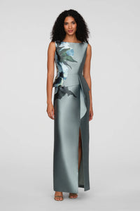 La Petite Robe de Chloe CH55113233-A388 Luciana Robe de soirée colonne Iceberg