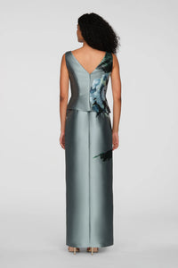 La Petite Robe de Chloe CH55113233-A388 Luciana Robe de soirée colonne Iceberg