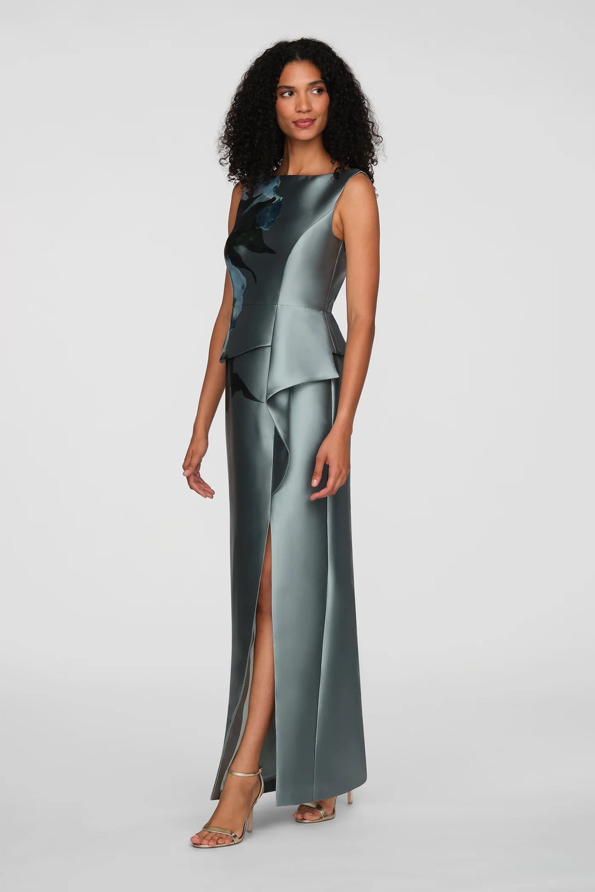 La Petite Robe de Chloe CH55113233-A388 Luciana Robe de soirée colonne Iceberg