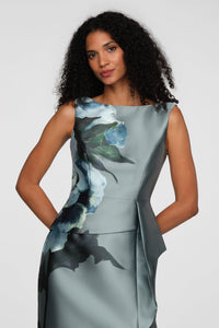 La Petite Robe de Chloe CH55113233-A388 Luciana Robe de soirée colonne Iceberg
