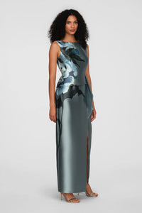 La Petite Robe de Chloe CH55113233-A388 Luciana Robe de soirée colonne Iceberg