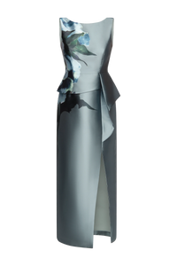 La Petite Robe de Chloe CH55113233-A388 Luciana Robe de soirée colonne Iceberg