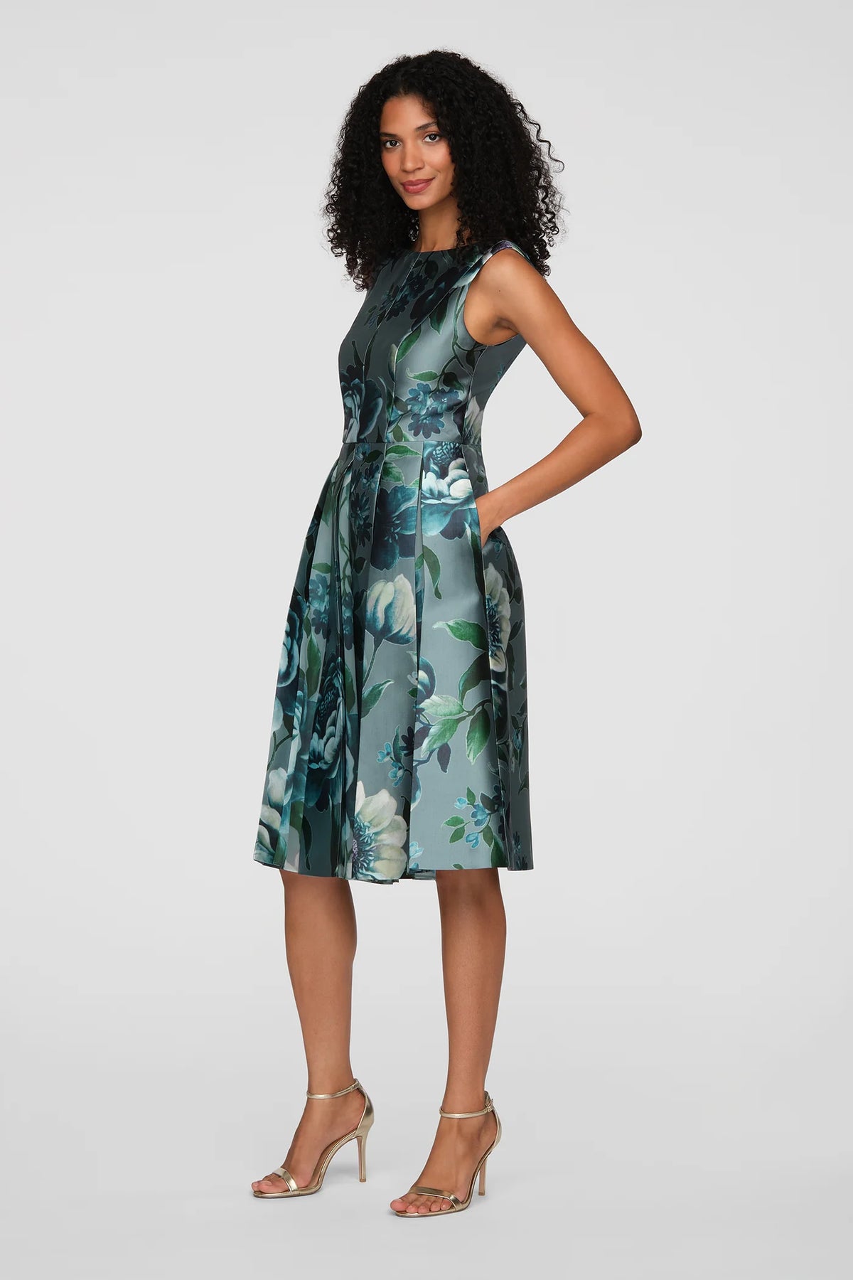 La Petite Robe de Chloe CH55116691-A388 Anastasia Robe midi Iceberg
