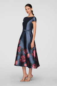 La Petite Robe de Chloe CC55117264-6627 Ina Robe longueur thé Chambray Multi
