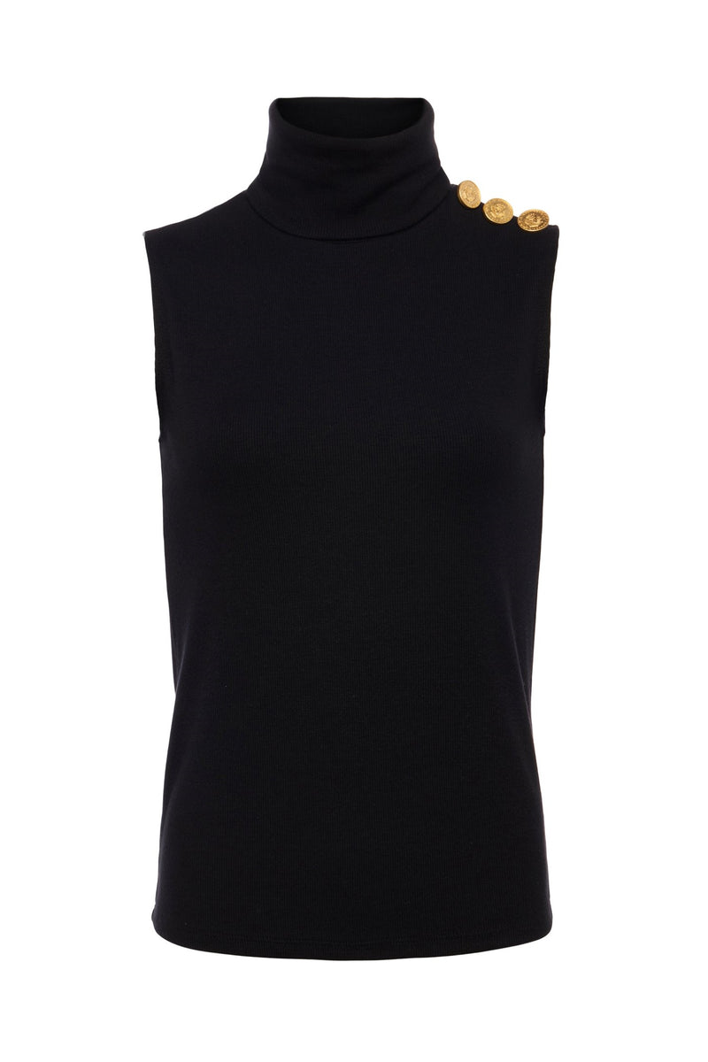 L'Agence Ceci Sleeveless Turtleneck