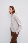 Pissenlit Balloon Sleeve Cashmere Cardigan