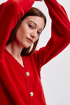 Pissenlit Balloon Sleeve Cashmere Cardigan
