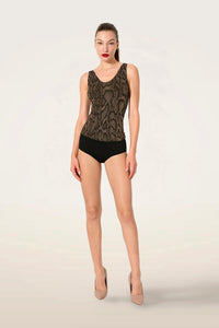 Wolford Shimmering Python T.Sleeveless Olive Python