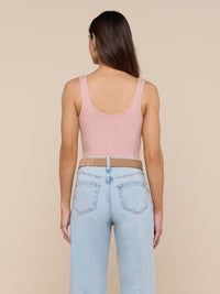 L'Agence Body à encolure dégagée Nica Misty Rose