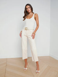 L'Agence Nica Scoopneck Bodysuit Ivory