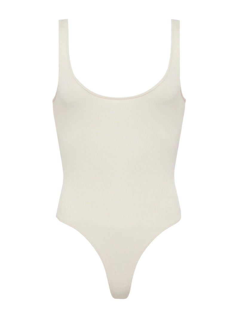 L'Agence Nica Scoopneck Bodysuit Ivory