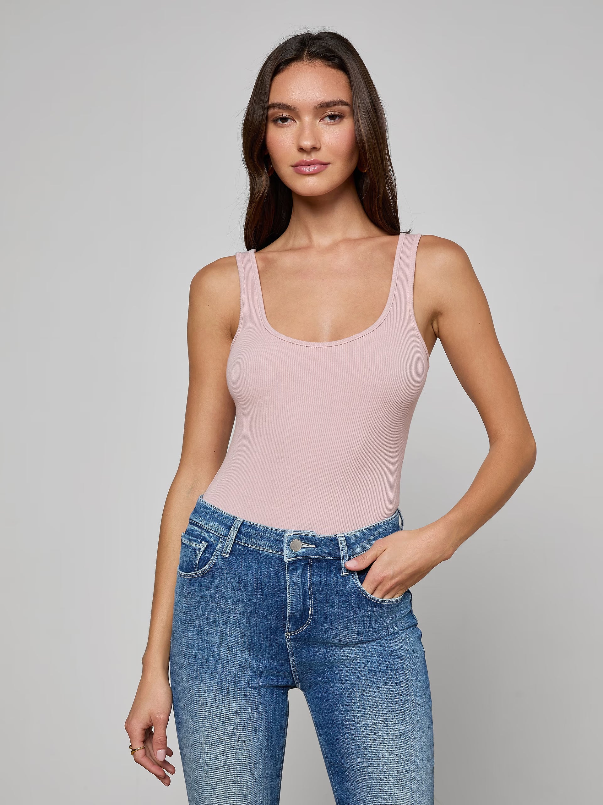 L'Agence Nica Scoopneck Bodysuit