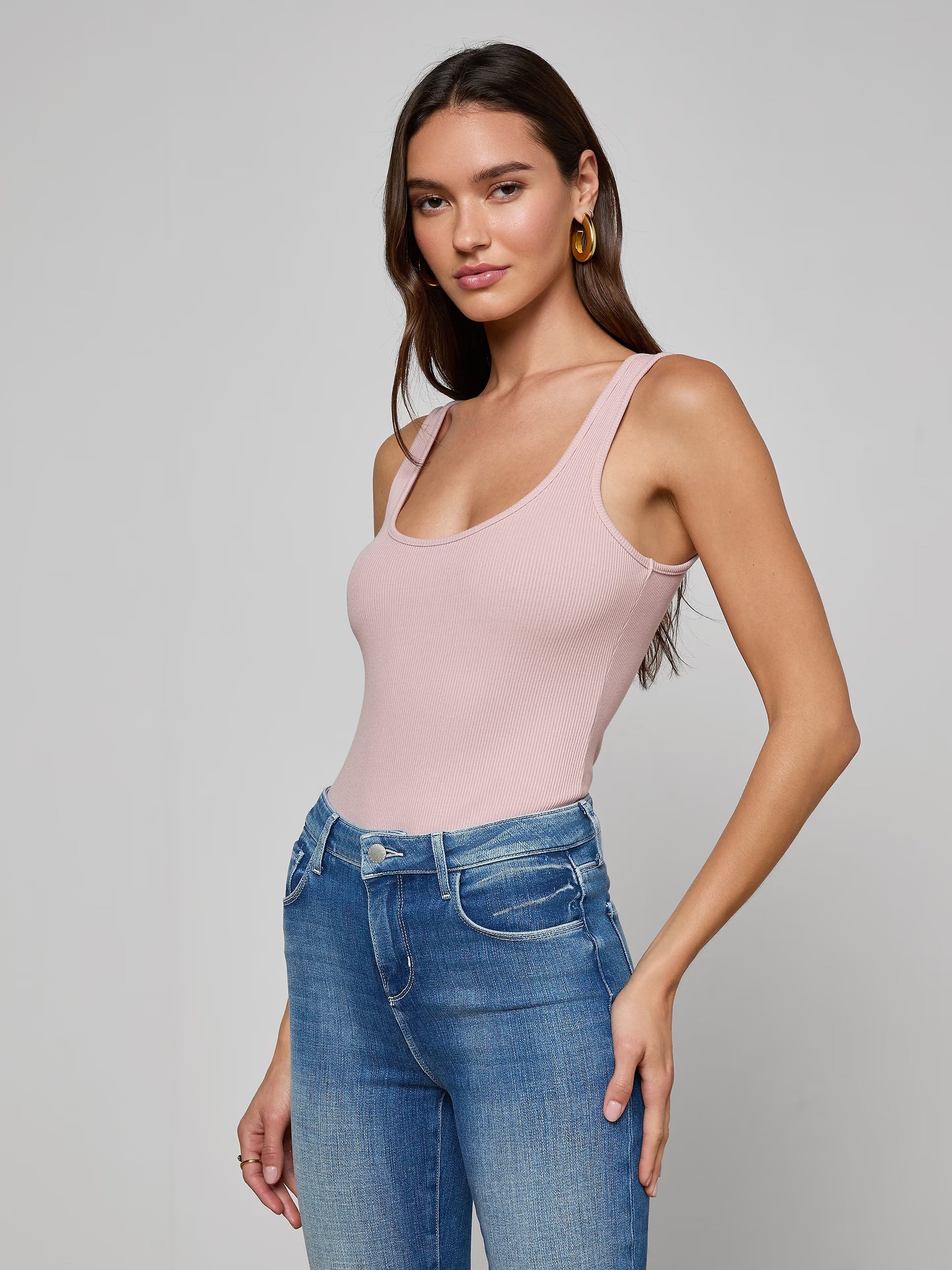 L'Agence Nica Scoopneck Bodysuit