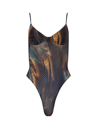L'Agence Elowen Mesh Bodysuit