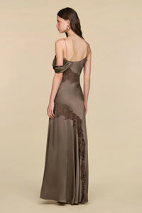 Amur Reese Cascade Lace Gown Autumn Sky