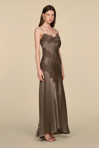 Amur Reese Cascade Lace Gown Autumn Sky