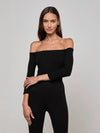 L'Agence Evelyn Off-The-Shoulder Bodysuit