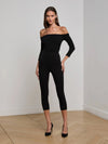 L'Agence Evelyn Off-The-Shoulder Bodysuit