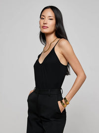 L'Agence Naseem Ruched Bodysuit