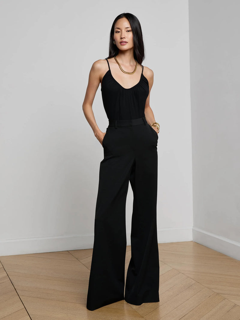 L'Agence Naseem Ruched Bodysuit