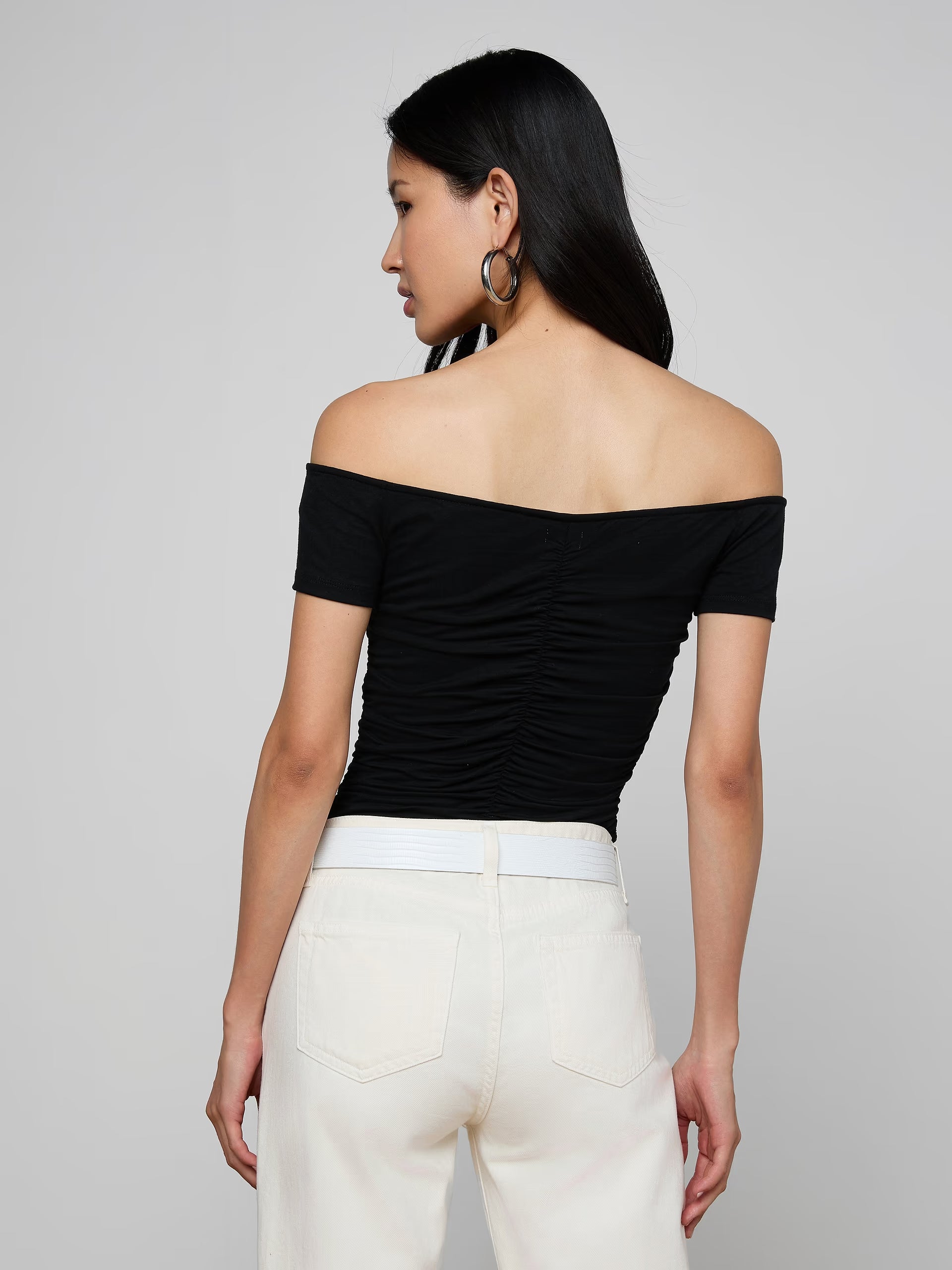 L'Agence Baliegh Ruched Bodysuit