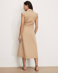 Robe Orla kaki Veronica Beard