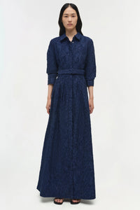Simkhai Courtney L/S Belted Gown