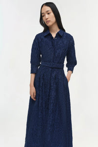 Simkhai Courtney L/S Belted Gown
