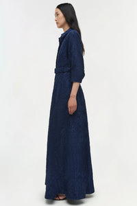 Simkhai Courtney L/S Belted Gown