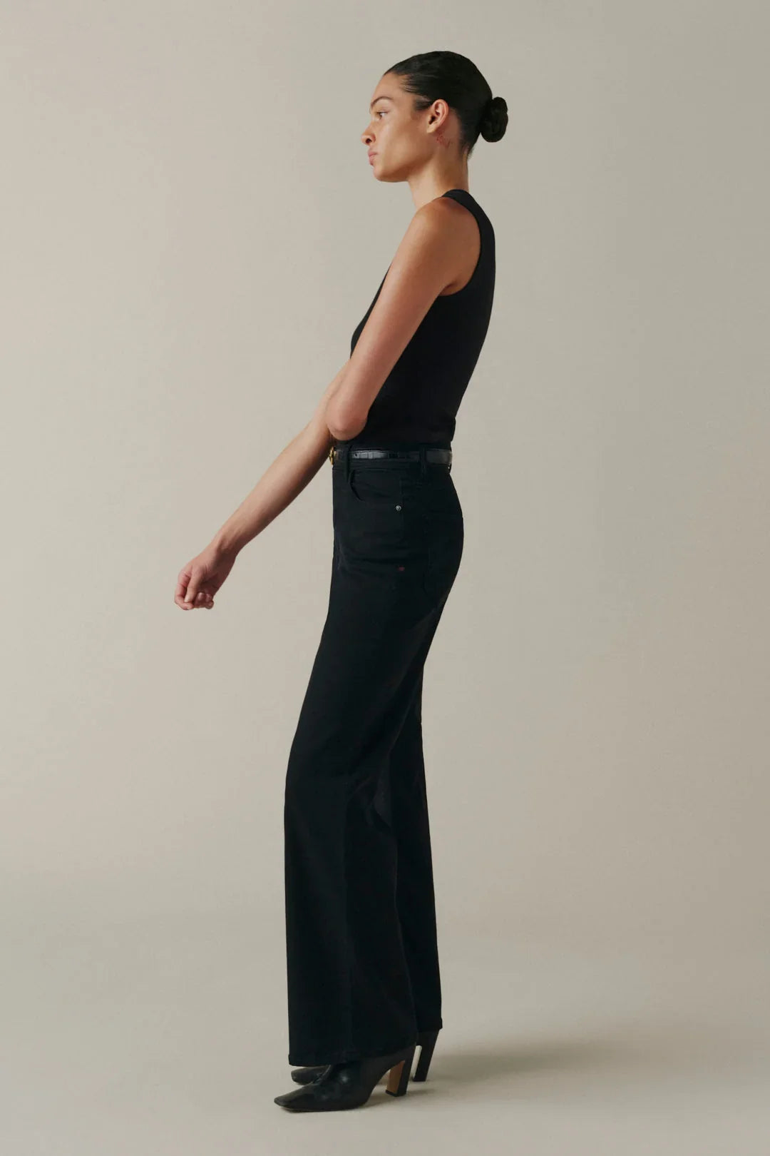 Warp+Weft The Californian - Slim Wide Leg Jeans